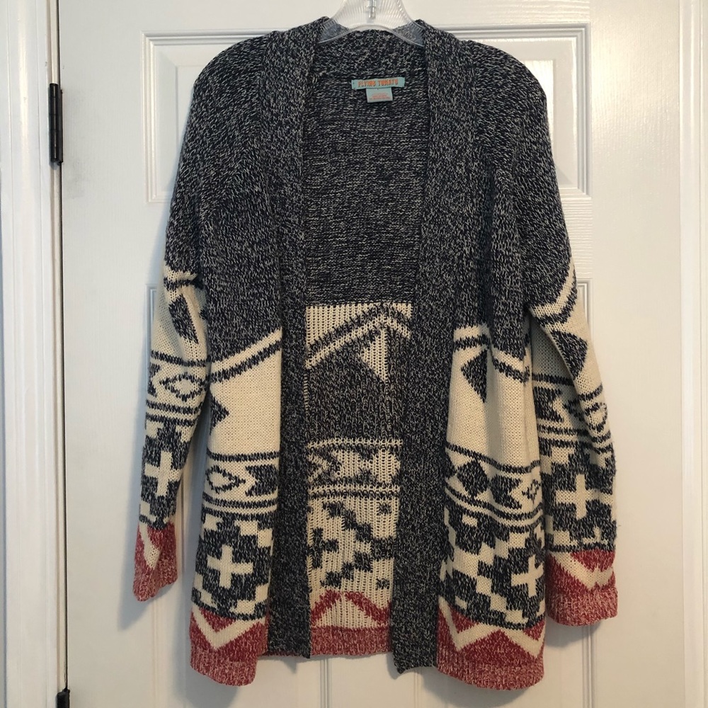 Thick cardigan